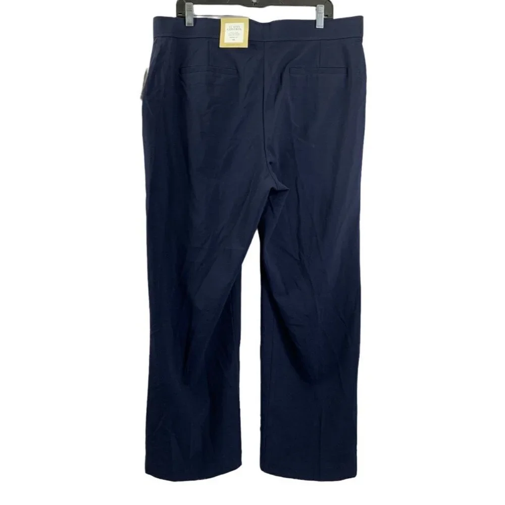 Dressbarn Women's Tummy Control Trouser Leg Dress Pants